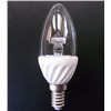 3W LED Chandelier Candle Bulb (Smaller With Optional Selectable Crystal Effect)